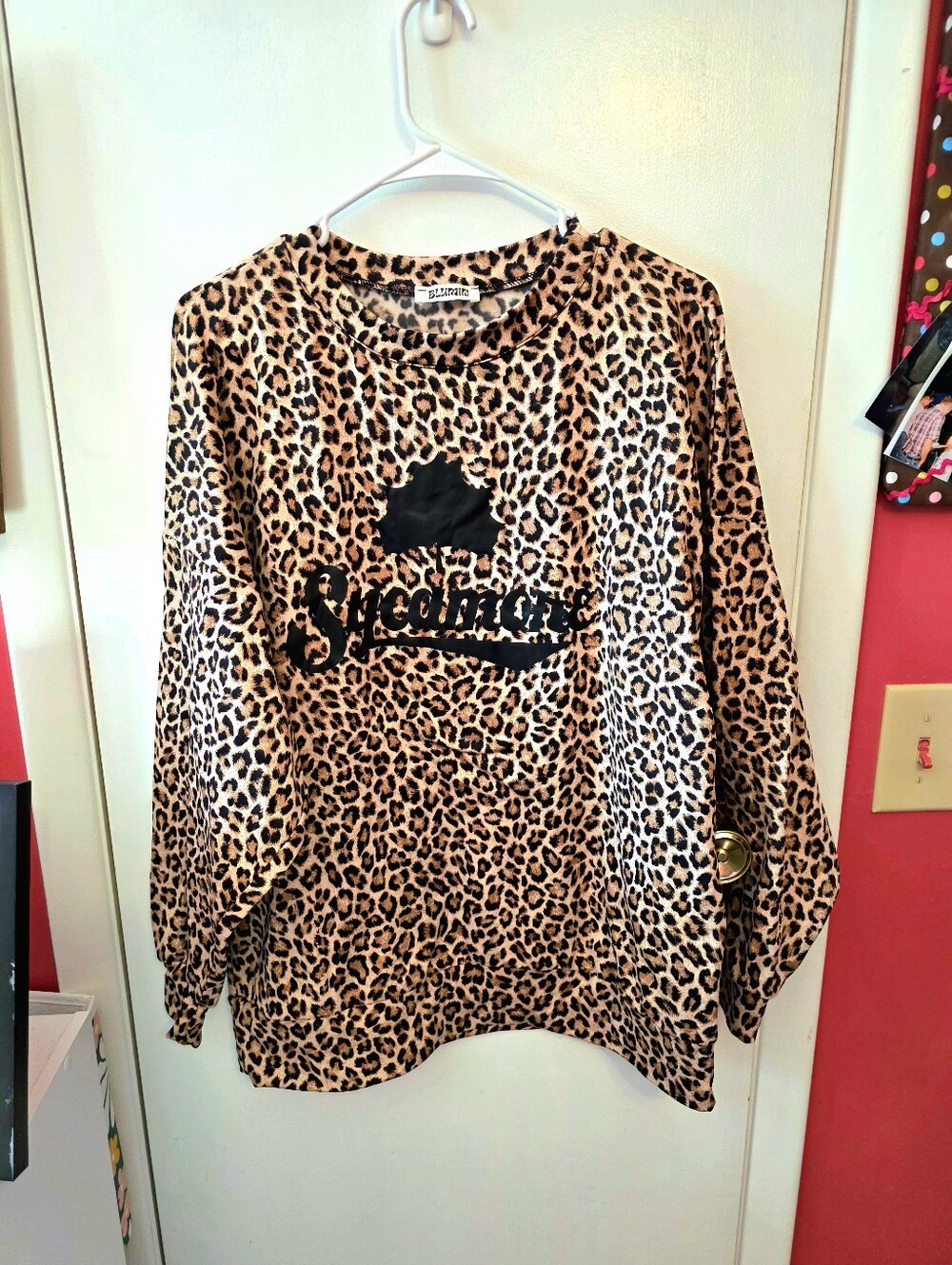 Animal Print Sweatshirt Size Medium